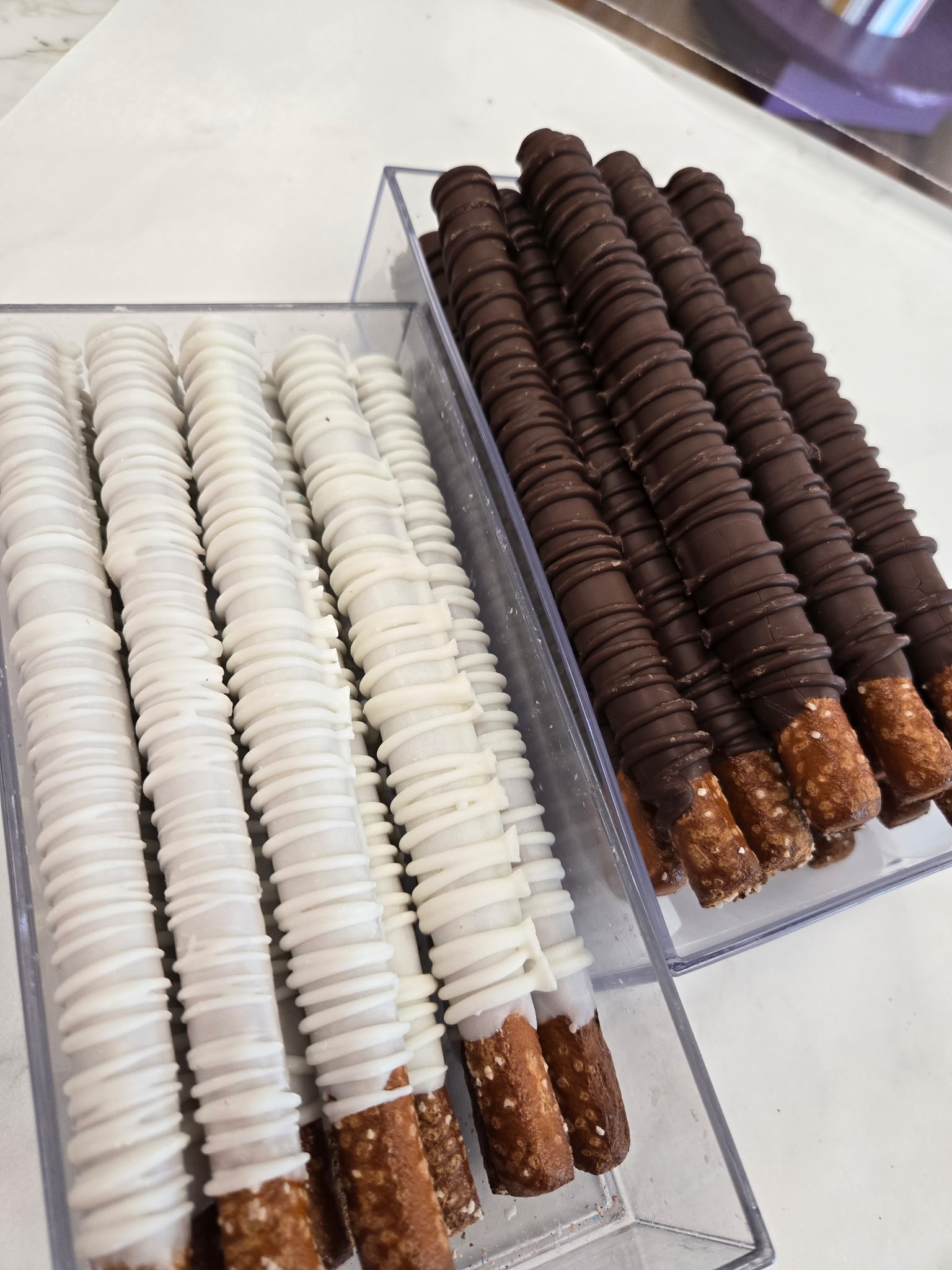 Classic Chocolate Pretzel Rods
