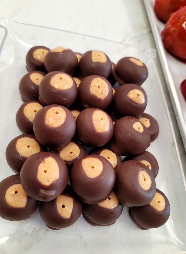 Chocolate Peanut Butter Buckeyes